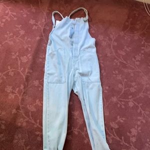 Denim overalls